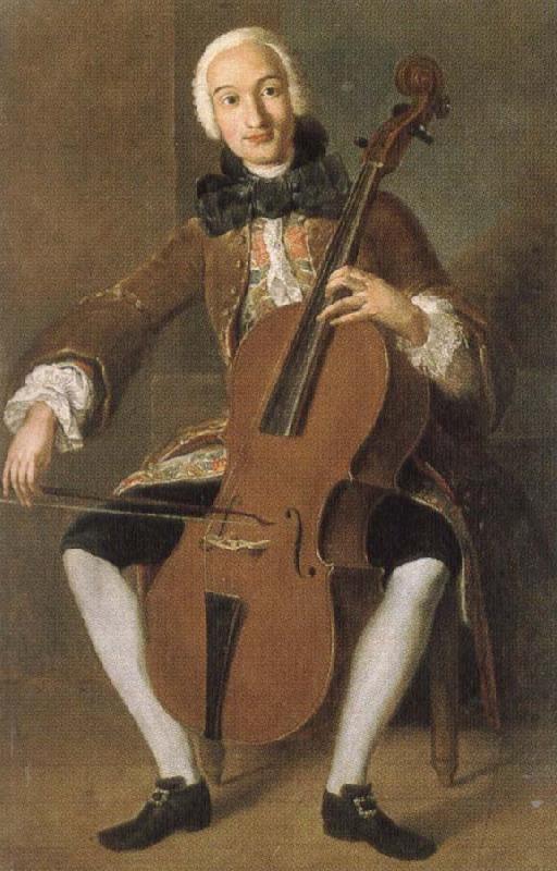 Johann Wolfgang von Goethe who worked in vienna and madrid. he was a fine cellist France oil painting art